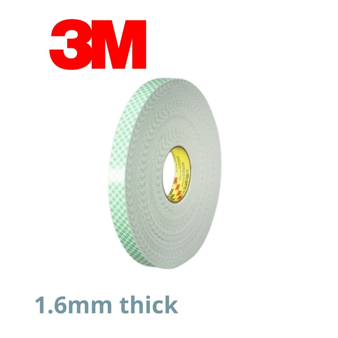 Scotch Double Sided Foam Tape (Length 3m, Width 24mm) Wall Safe