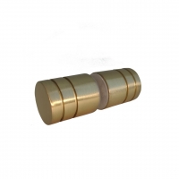 Barrel Knob 25mm Brushed Brass/Gold