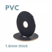 Tape S/S PVC Black 1.6mm Thick x 46Mtr Length