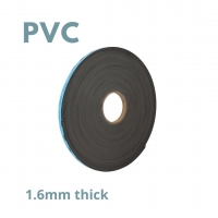 Tape D/S PVC 1.6mmT x 12mmW x 46Mtr Length