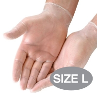 Gloves Vinyl Disposable Large