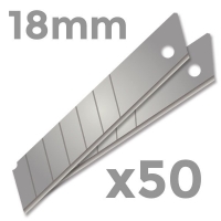 Blades 18mm Snap-Off (pack 50)
