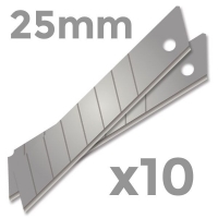 Blades 25mm Snap-Off (Pack 10)